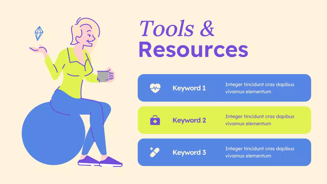 Purple Illustrated Wellness Mental Health Presentation