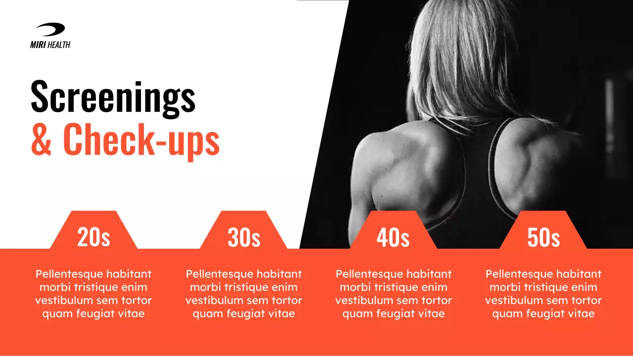 Orange Modern Wellness Promotion Presentation