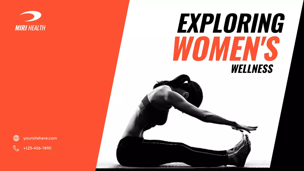 Orange Modern Wellness Promotion Presentation