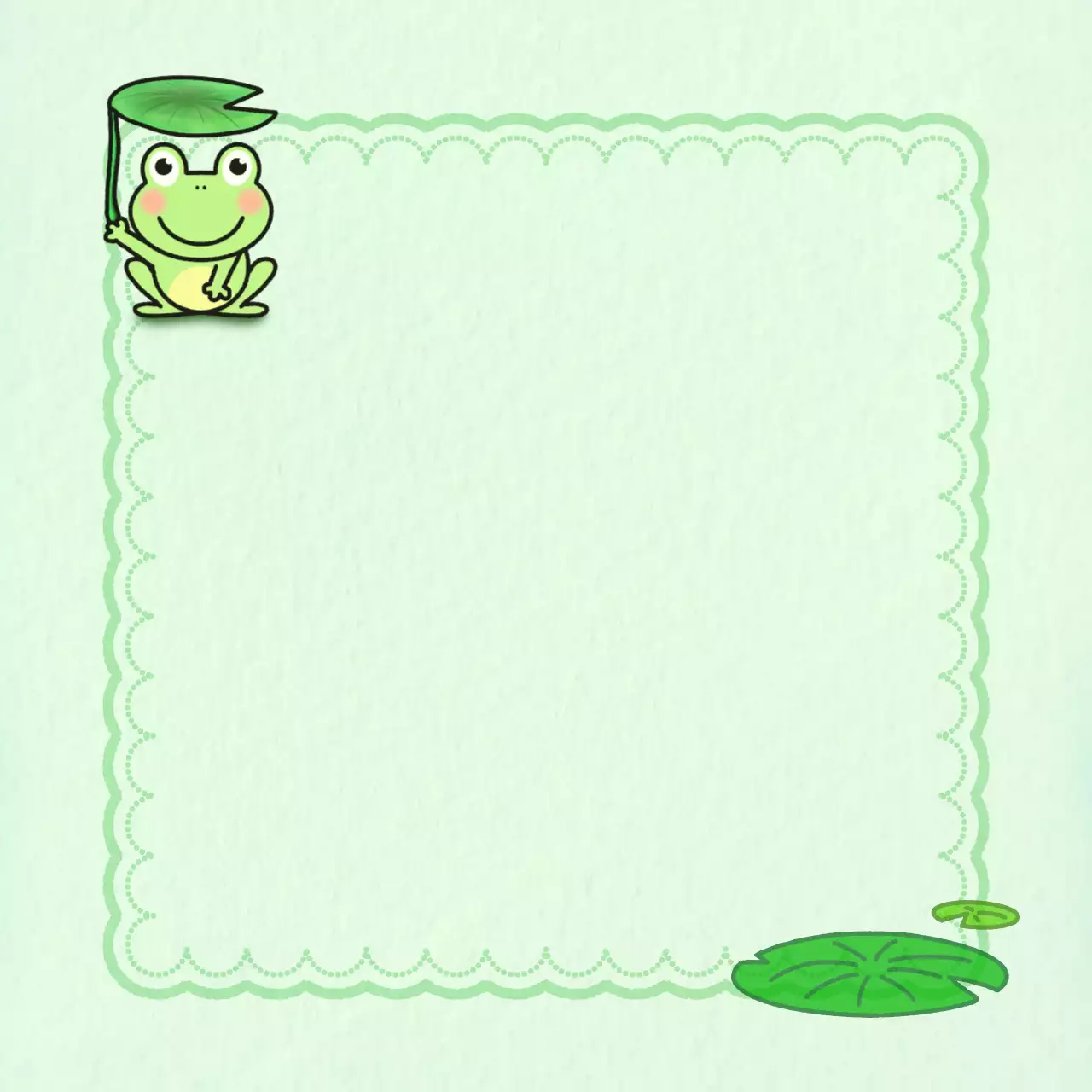 민트 아기자기한 다꾸 메모지