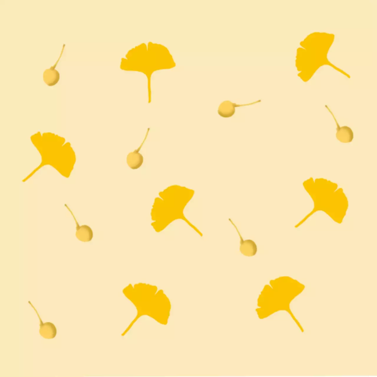 노랑 심플 자연 엽서