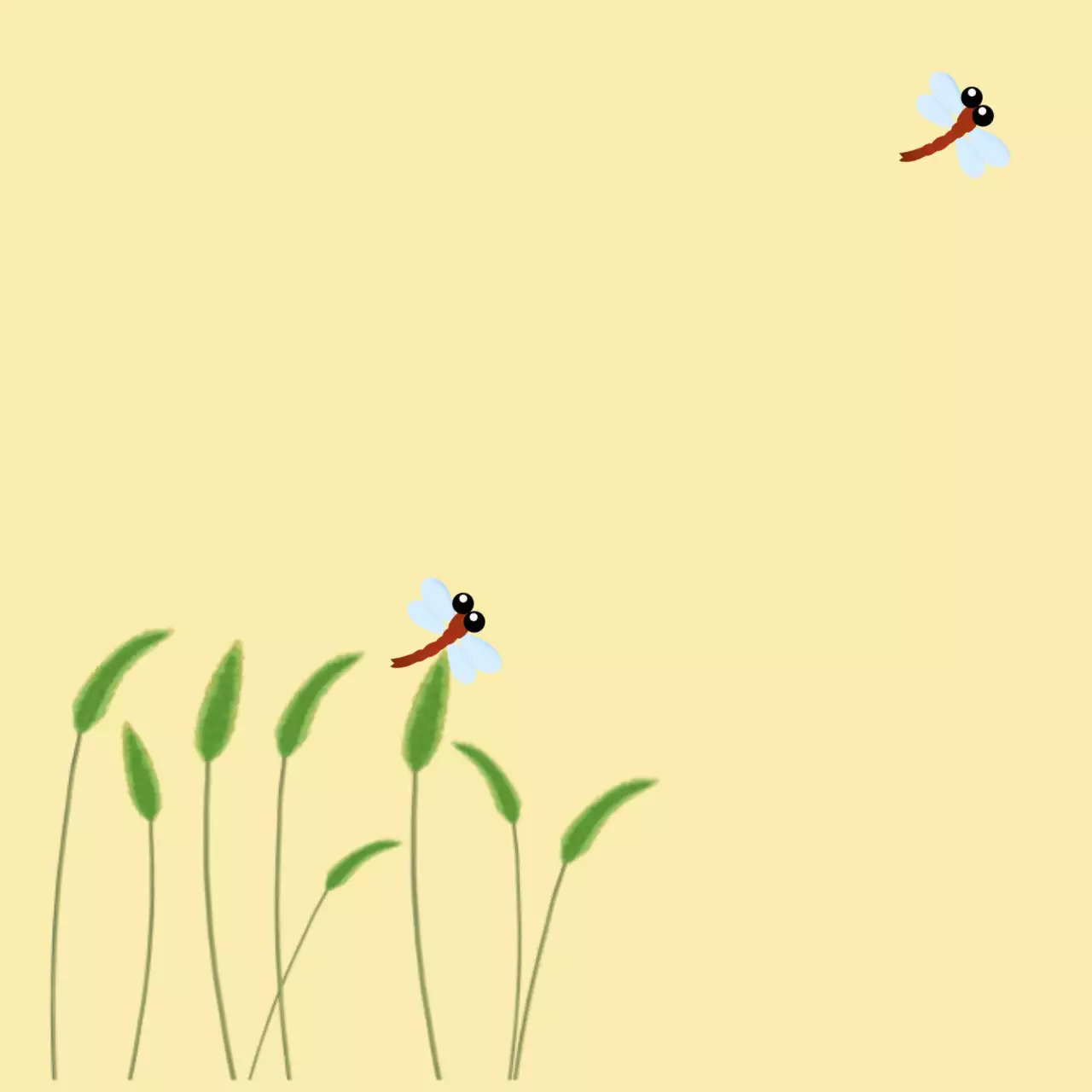 베이지 심플 자연 엽서