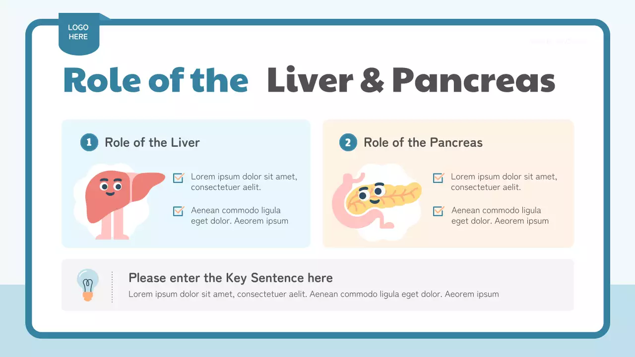 Blue Modern Health Education Lecture Presentation