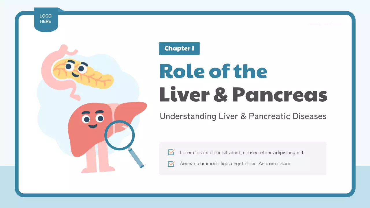 Blue Modern Health Education Lecture Presentation