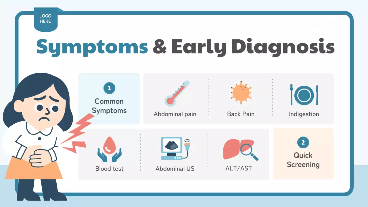 Blue Modern Health Education Lecture Presentation