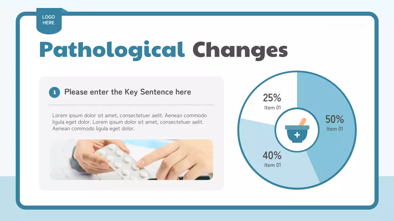 Blue Modern Health Education Lecture Presentation