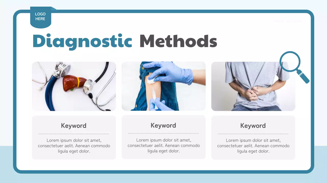 Blue Modern Health Education Lecture Presentation