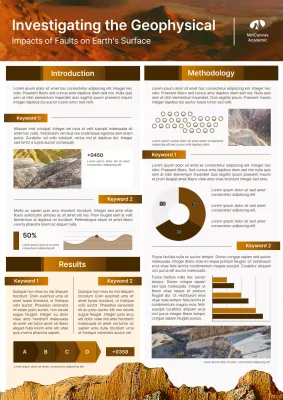Orange Professional Geophysics Report Poster