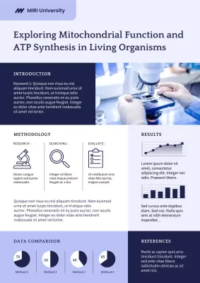 Purple Academic Research Poster