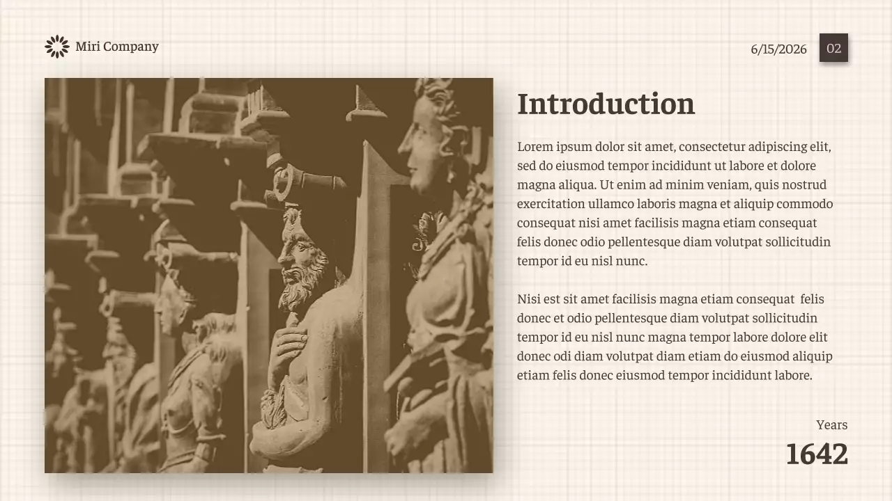 Brown Vintage History Presentation