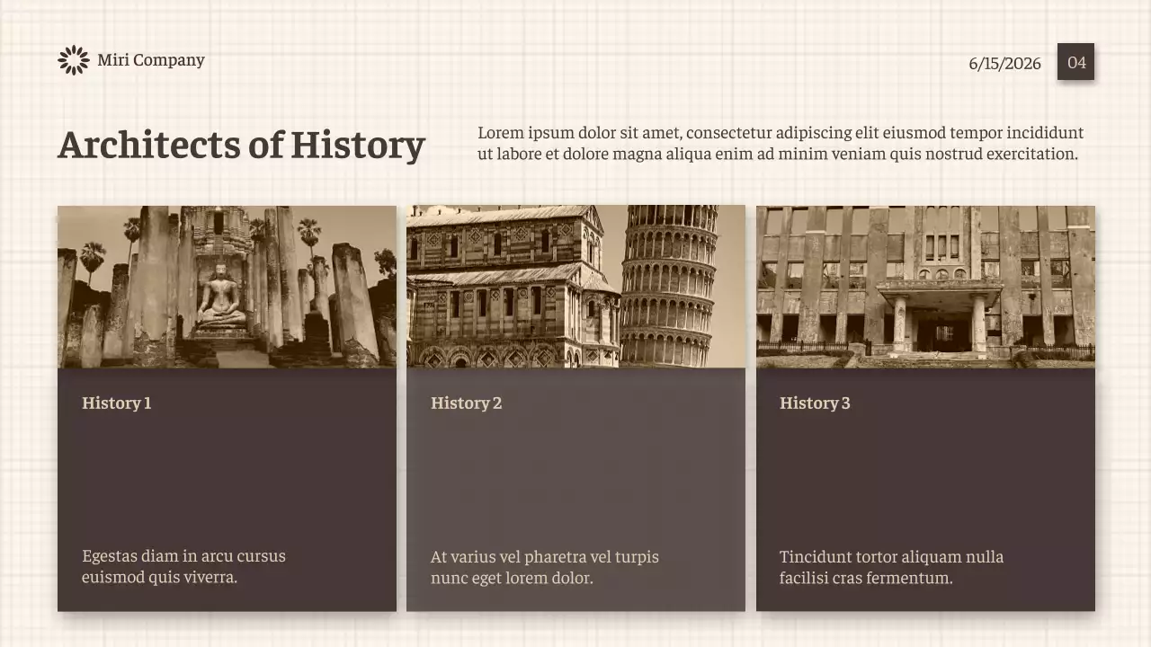 Brown Vintage History Presentation