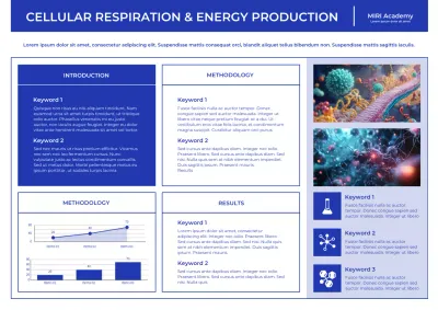 Blue Modern Academic Research Poster