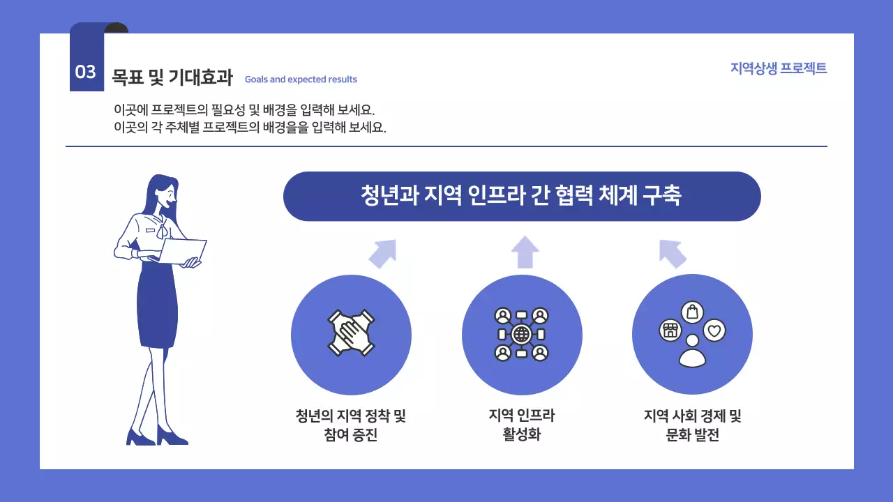 파랑 모던 청년 프로젝트 홍보