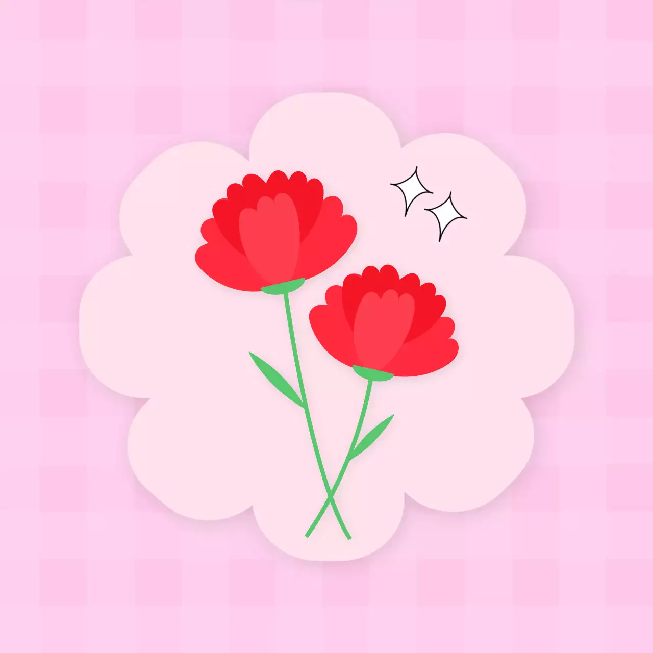 핑크 심플 어버이날 기념