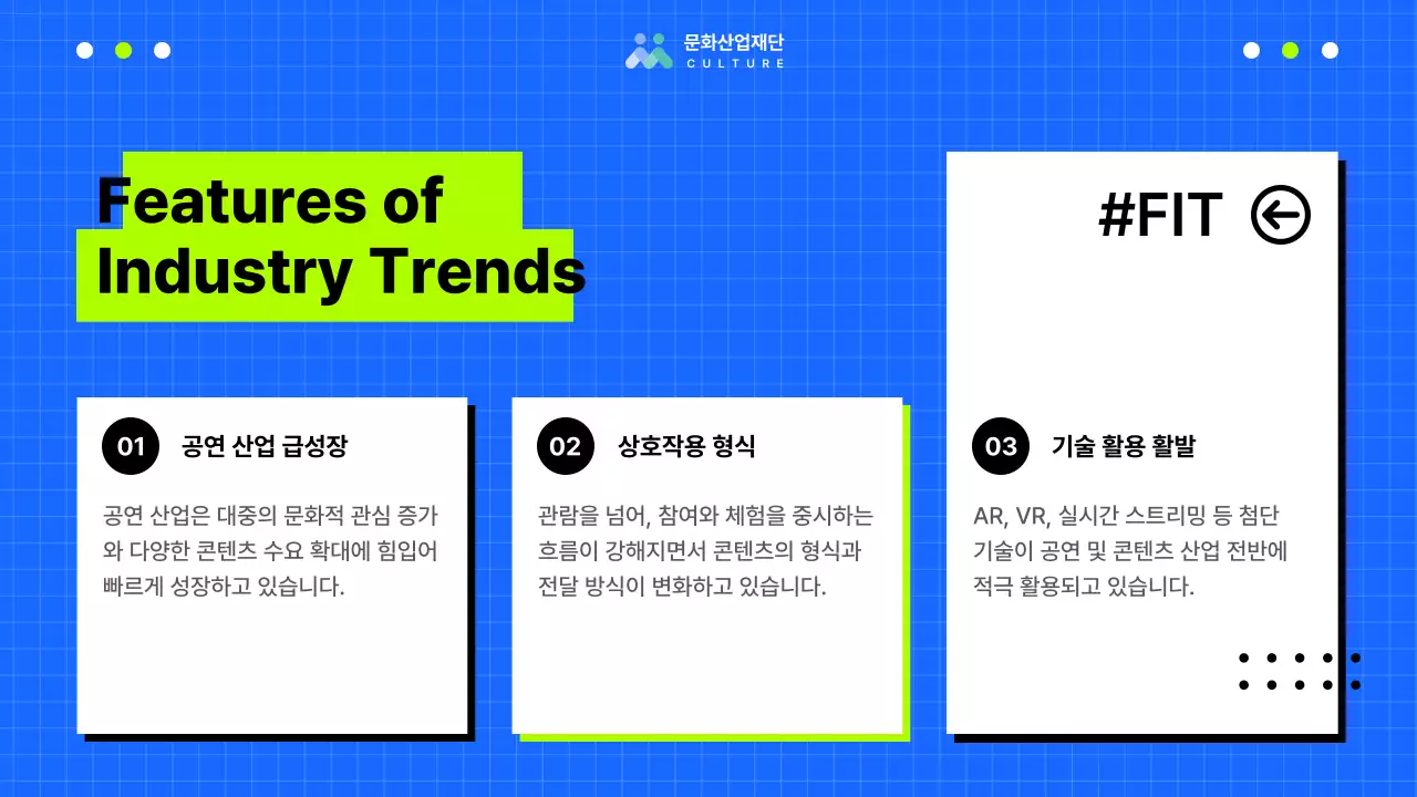 파랑의 미드센츄리한 문화산업 보고서