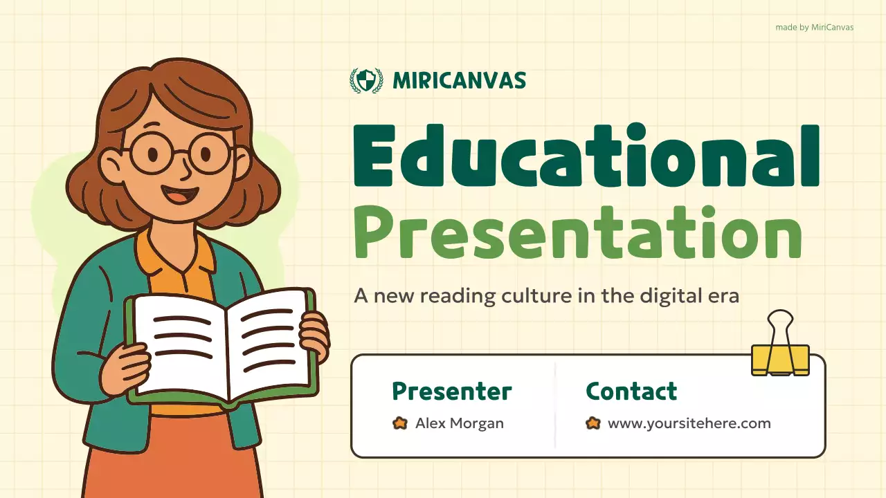 Green Simple Education Lecture Presentation