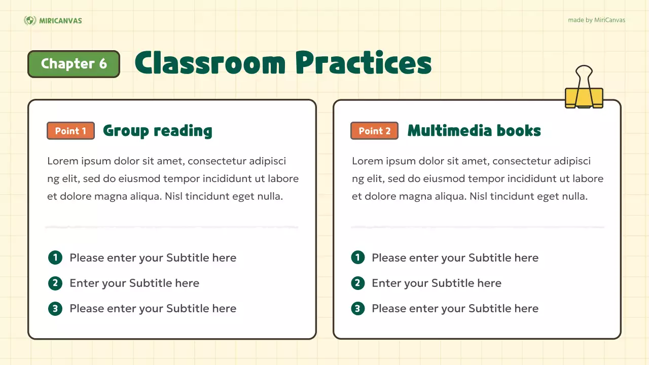 Green Simple Education Lecture Presentation