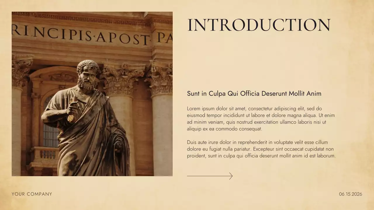 Black Brown Beige Vintage A Journey Through History Project Presentation