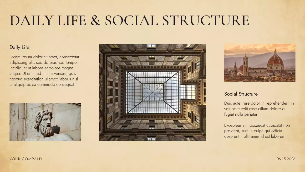 Black Brown Beige Vintage A Journey Through History Project Presentation