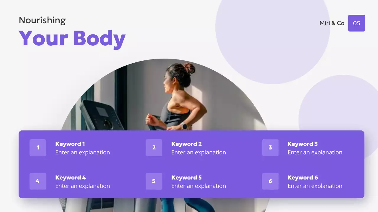 Purple Modern Women's Health Presentation