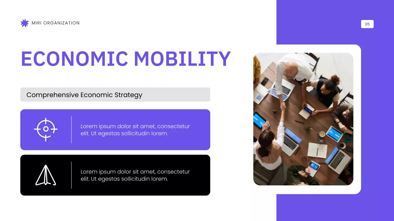 Purple Modern Community Impact Report Presentation