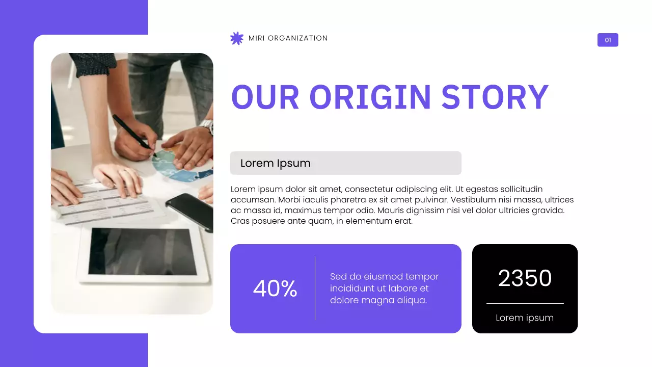 Purple Modern Community Impact Report Presentation