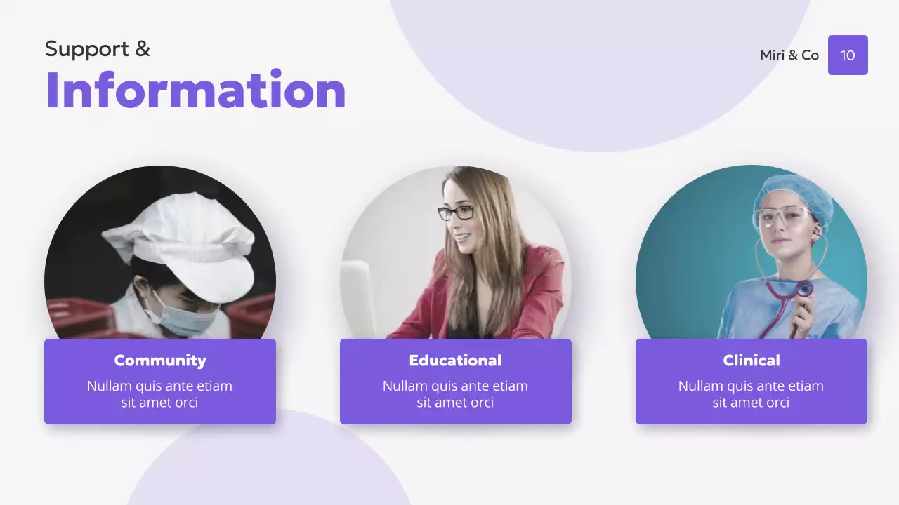 Purple Modern Women's Health Presentation