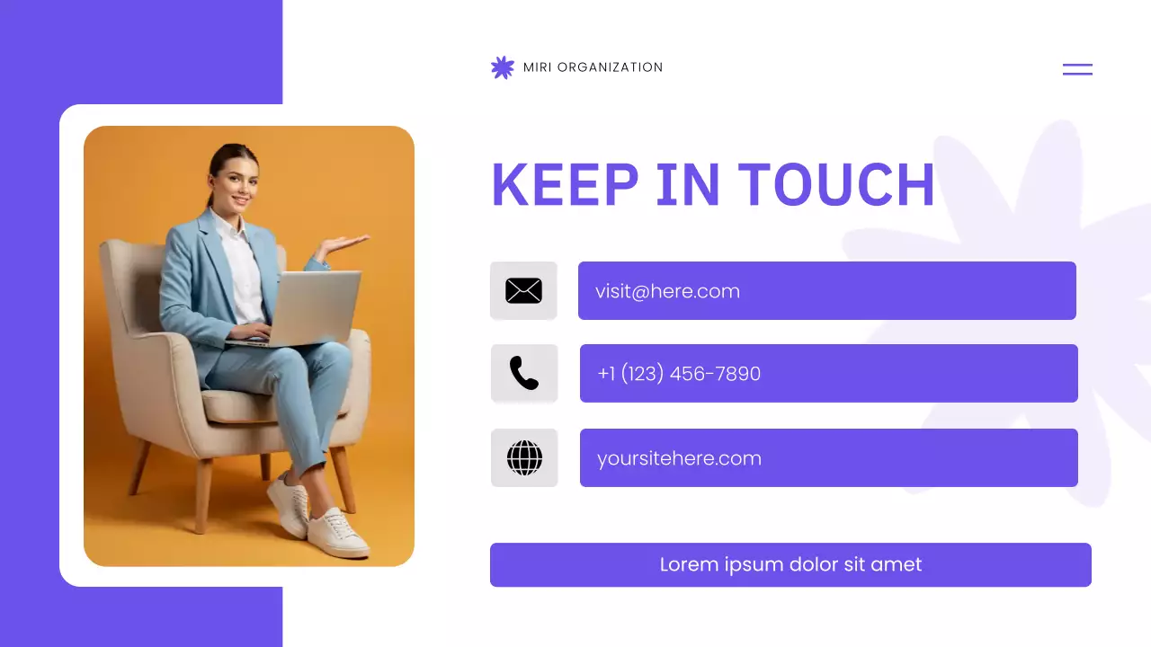 Purple Modern Community Impact Report Presentation