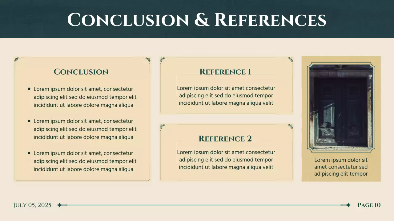 Beige Classic History Lecture Presentation