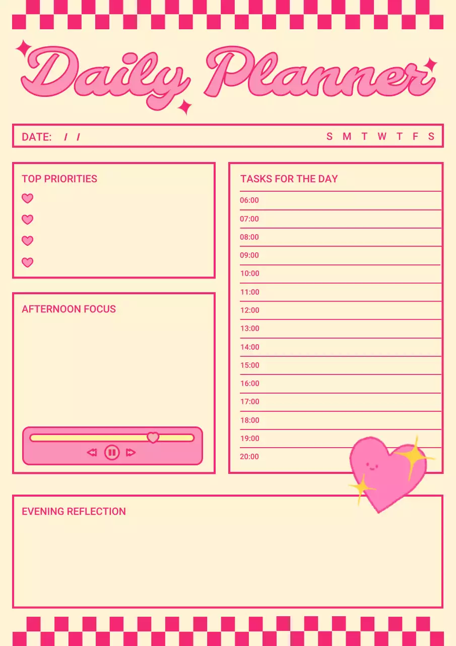 Daily Planner Poster