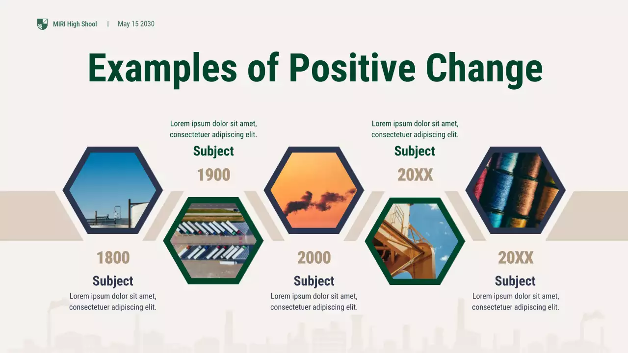 Green Professional Textile Industry Lecture Presentation