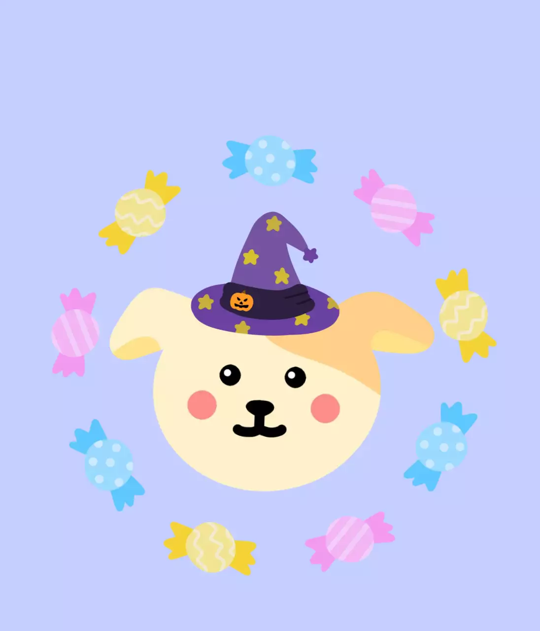 연보라 아기자기한 마법사 스티커