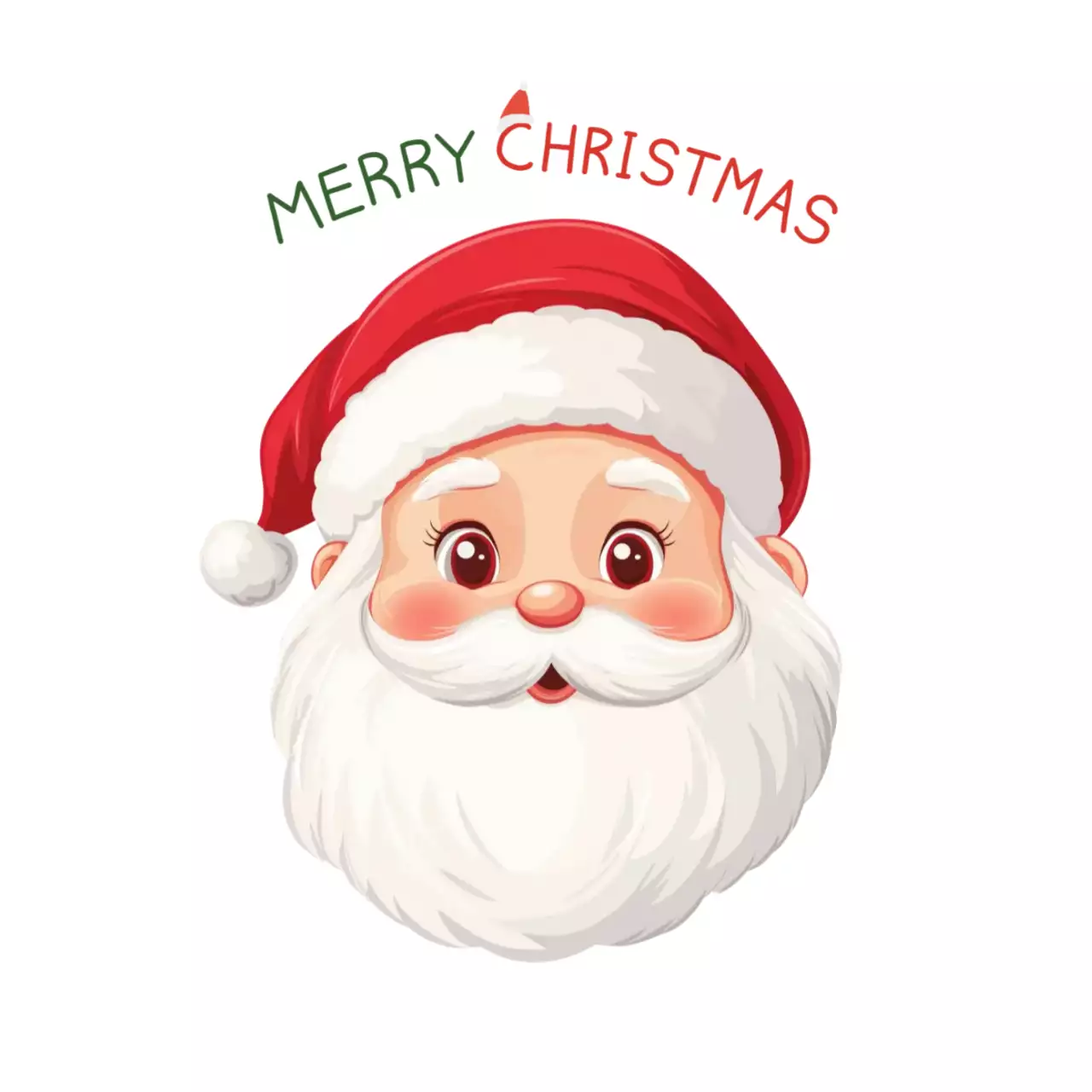 빨강 빈티지 크리스마스 카드