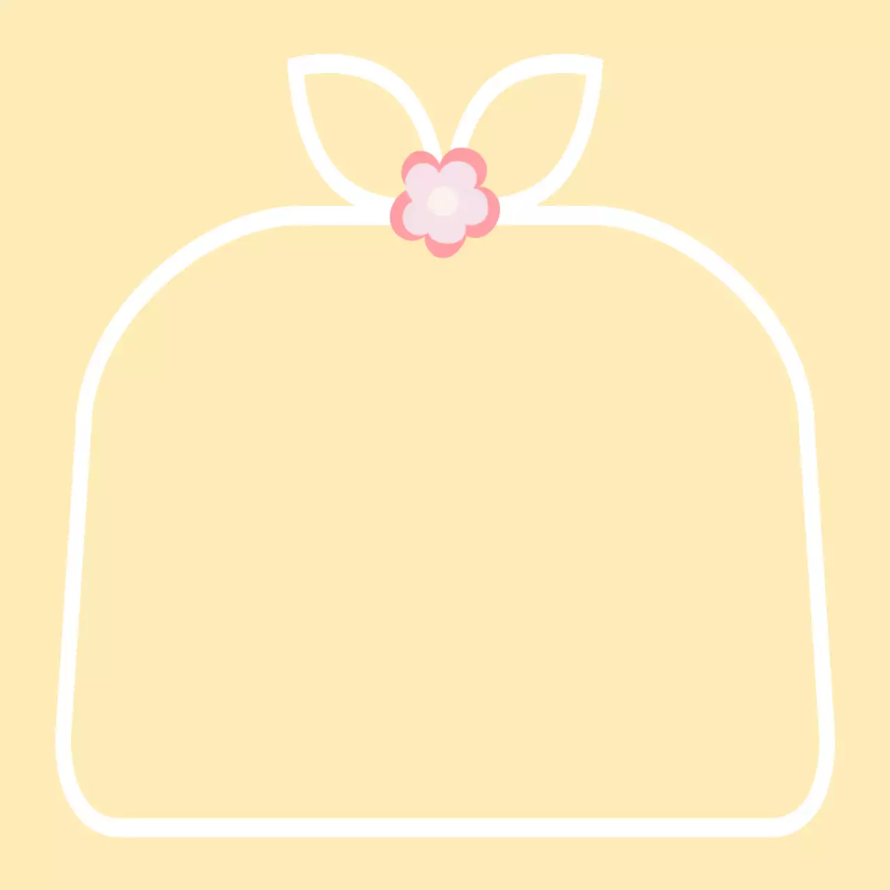 노랑 심플 전통 포토프레임