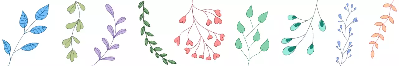 연두 자연 식물 패턴