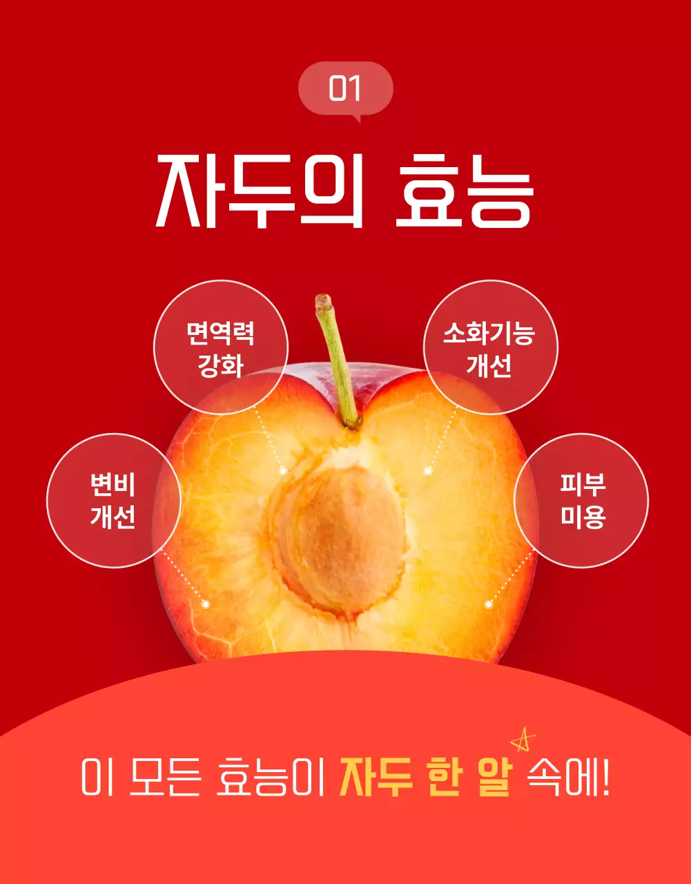 노랑 팝 과일 광고