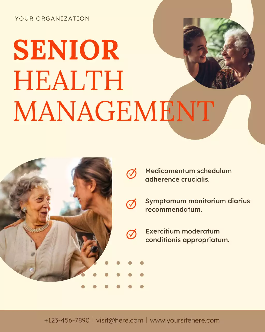 Green Modern Senior Caregiving Promotion Instagram Post