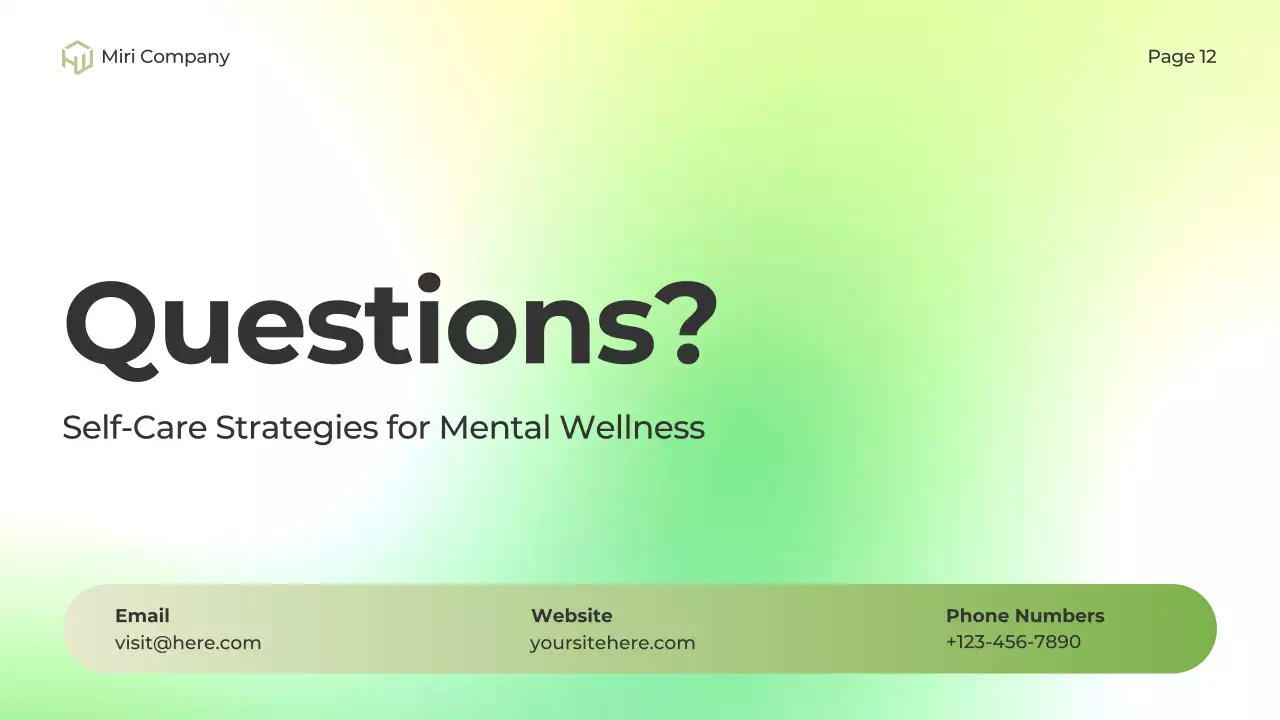 Presentasi Panduan Kesehatan Modern Hijau