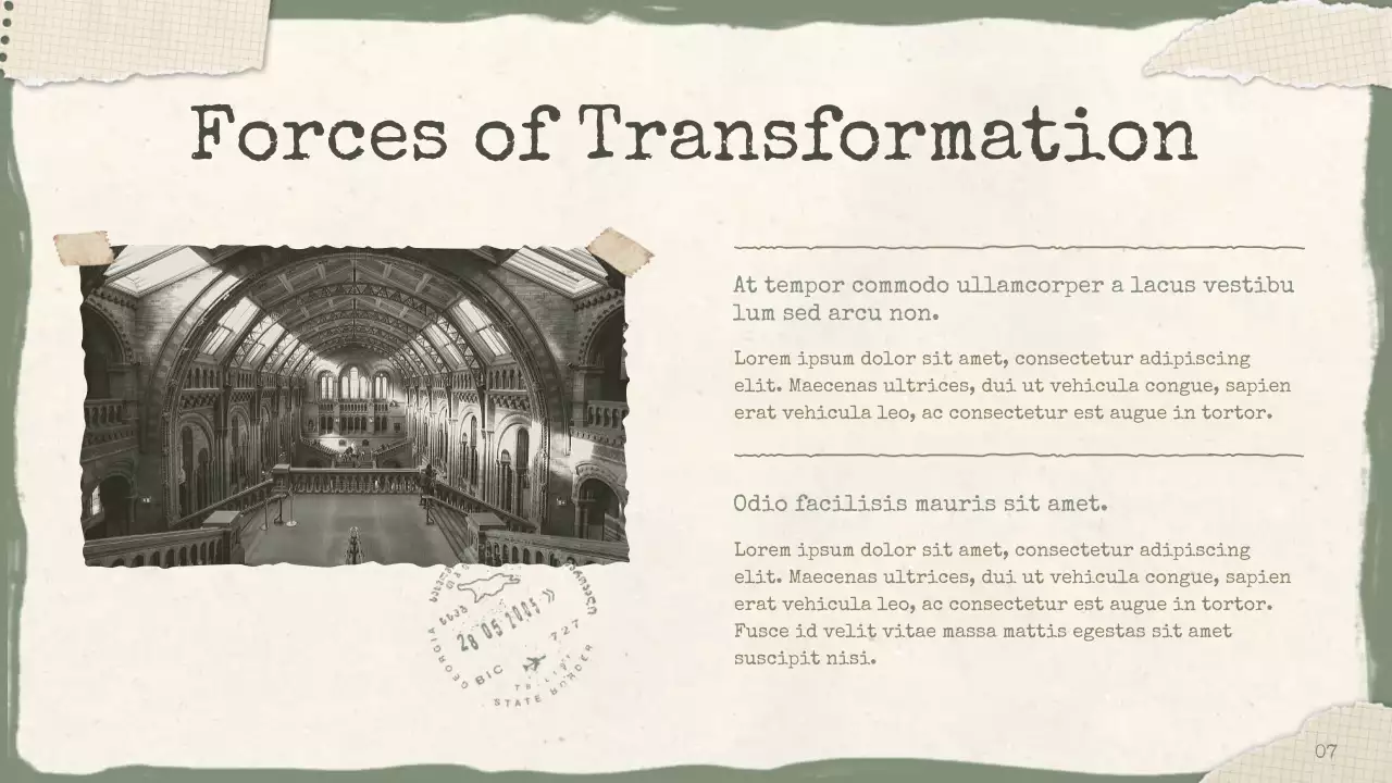 Vintage History Presentation