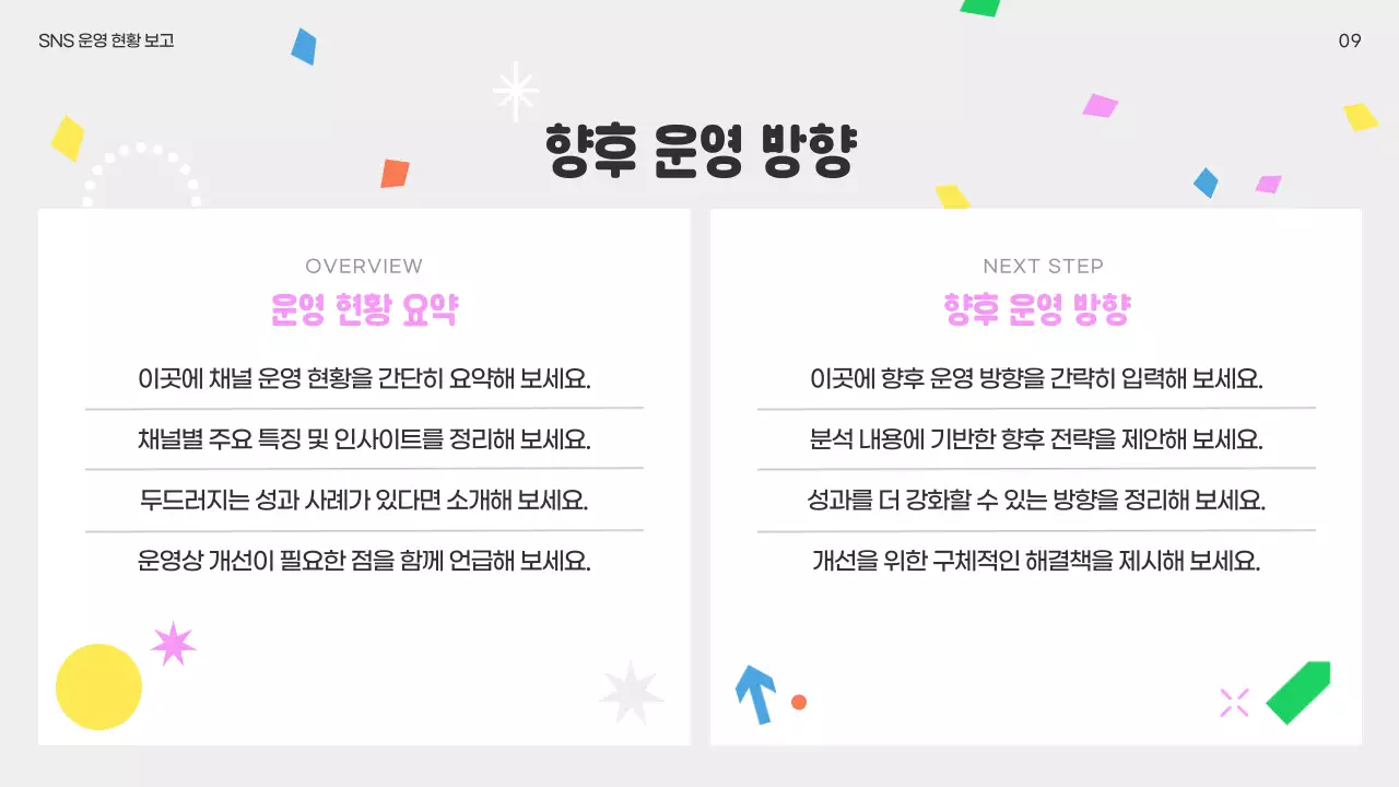 노랑 팝 SNS 보고서