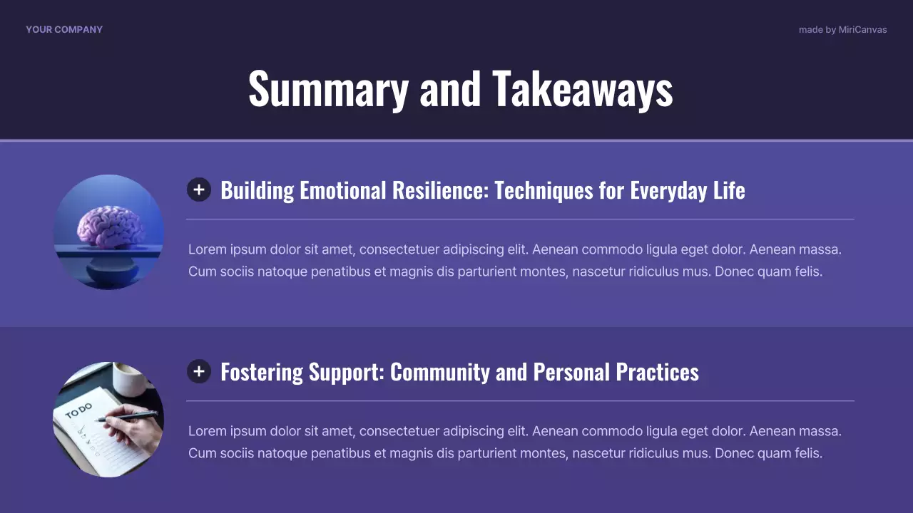 Purple Modern Mental Health Lecture Presentation