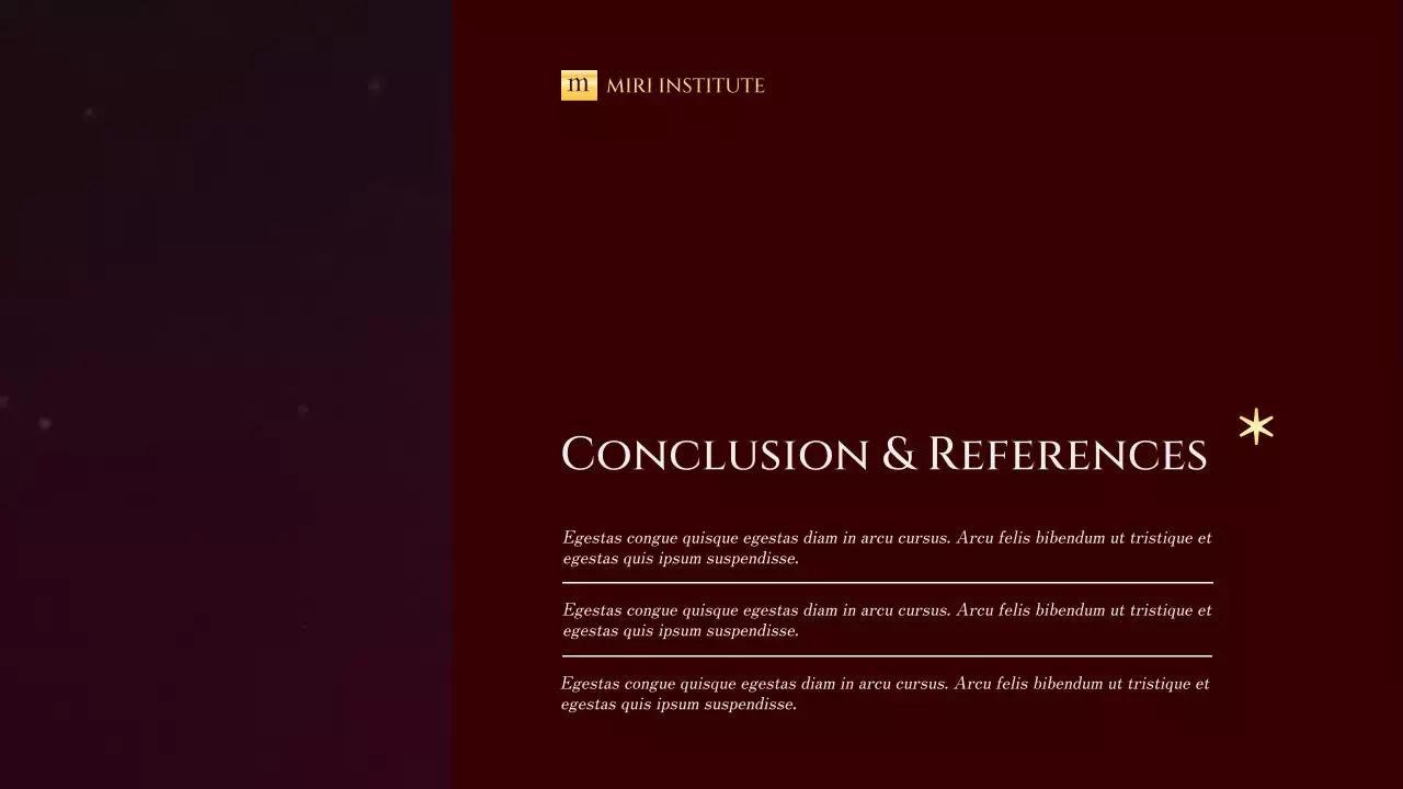 maroon vintage history presentation