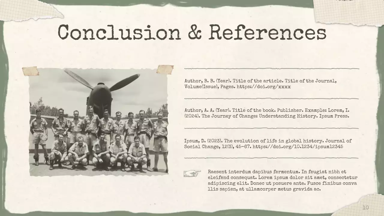 Vintage History Presentation