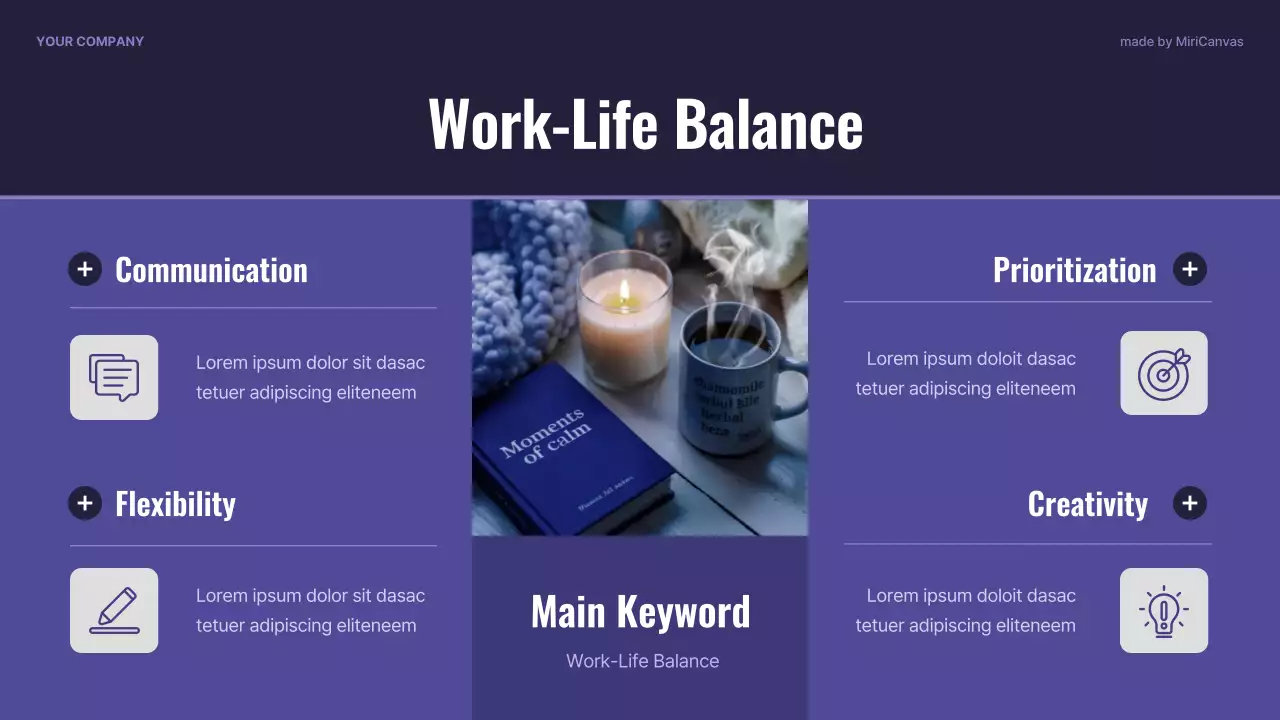 Purple Modern Mental Health Lecture Presentation