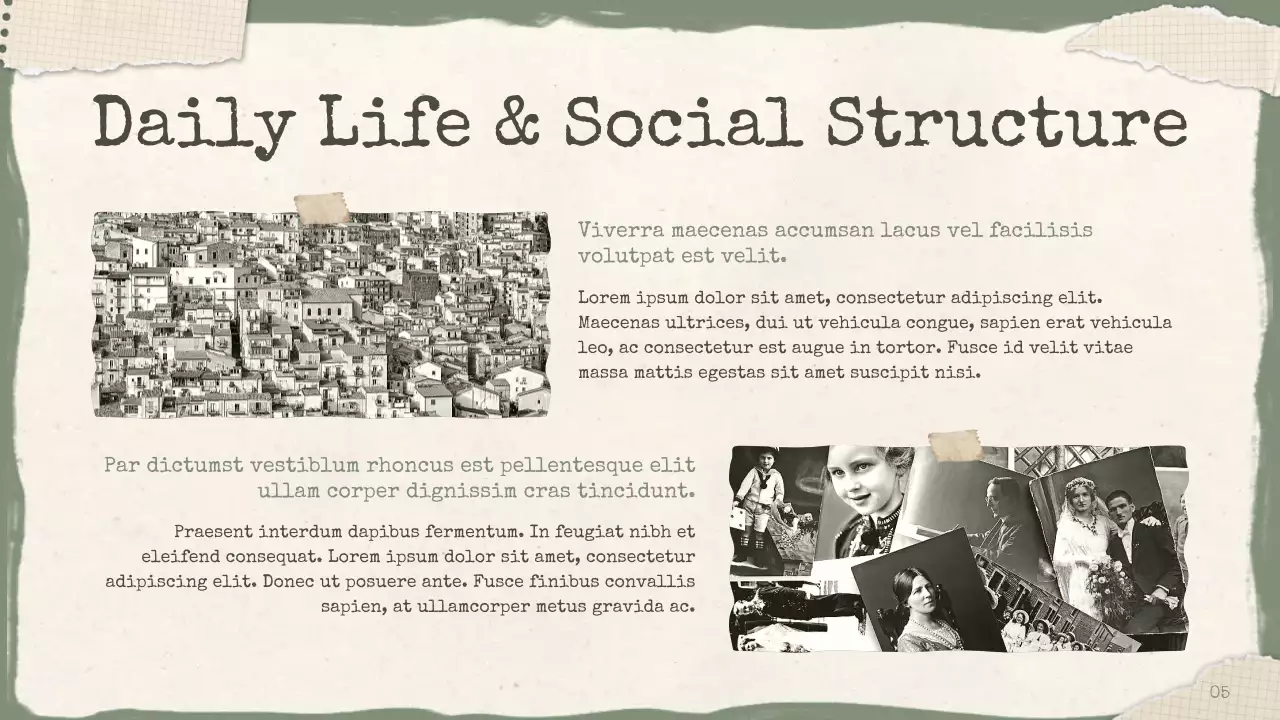 Vintage History Presentation