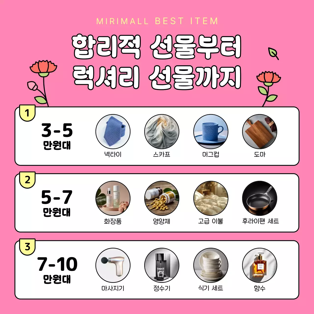 핑크 아기자기한 가정의달 프로모션