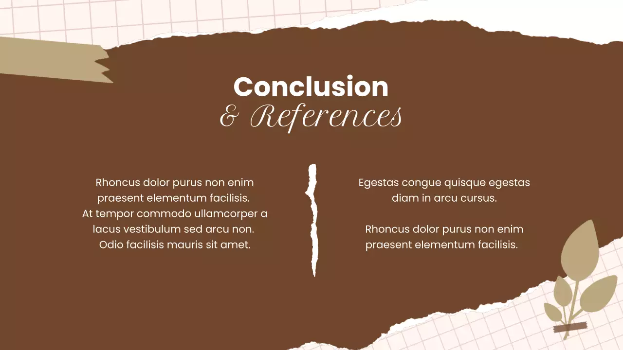 브라운 빈티지 역사 발표 프레젠테이션