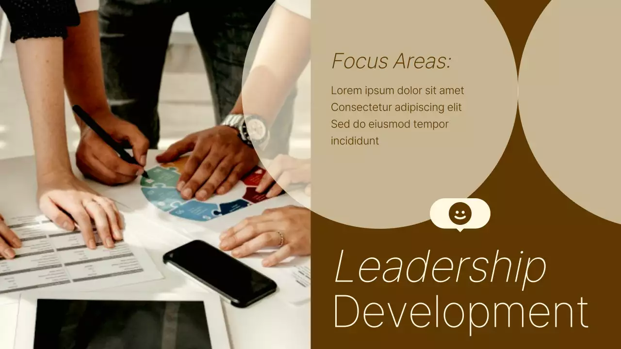 Brown Modern Community Announcement Presentation