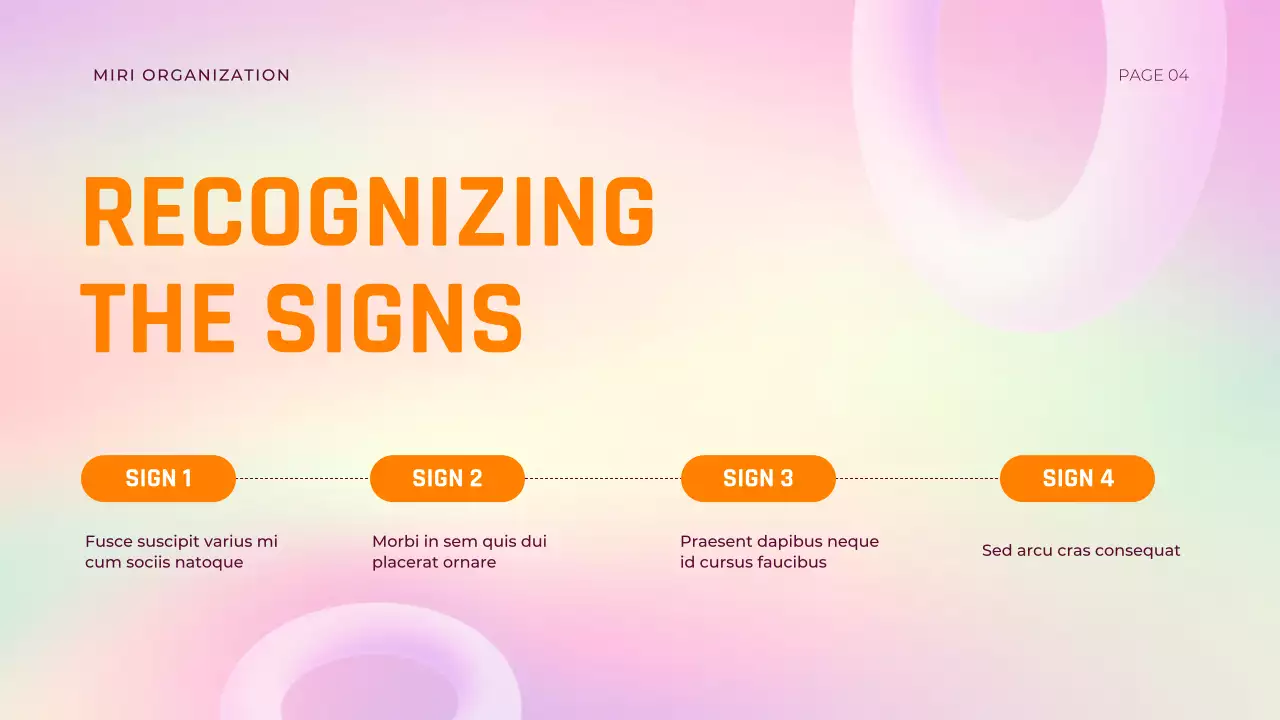 Purple Abstract Stress Management Presentation