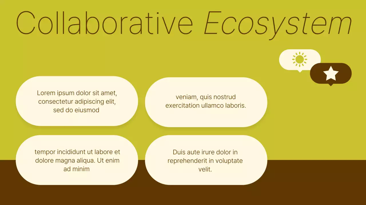 Brown Modern Community Announcement Presentation